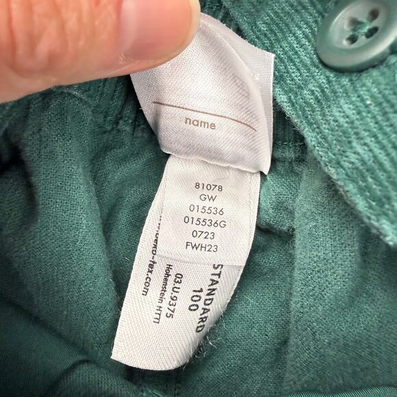 Hanna Andersson Green Corduroy Overalls - Picture 4 of 7